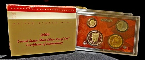 2009年-S 米国造幣局 シルバープルーフ 18コインセット 鑑定書付き-|WORLD RESOURCE【QUEEN店】