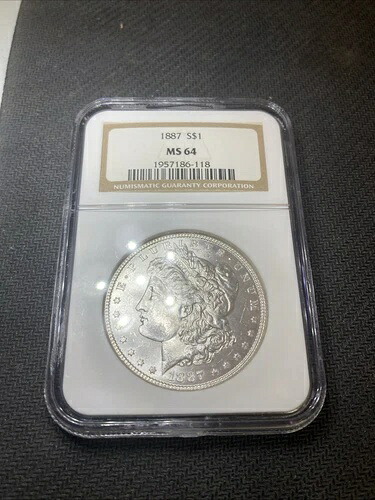 1887年 1ドル モルガン銀貨 MS64 NGC｜WORLD RESOURCE【QUEEN店】