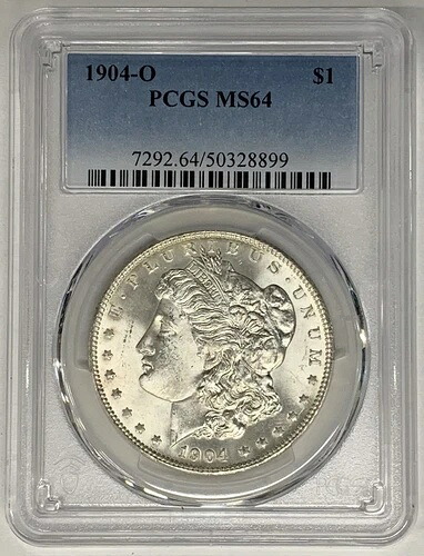 1904年-O モーガンシルバードルコイン PCGS MS 64(15)-|WORLD RESOURCE【QUEEN店】