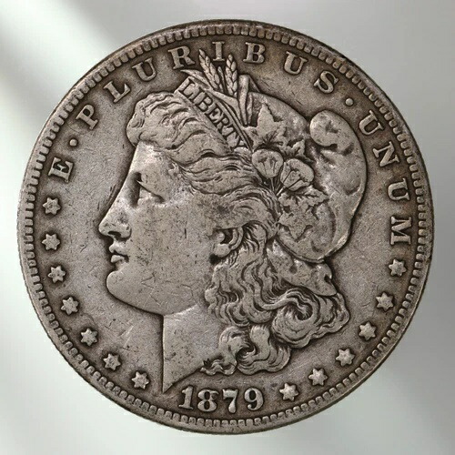 1879-S モルガン 1ドル 1878年改訂版 未認定 未鑑定 サンフランシスコ銀貨