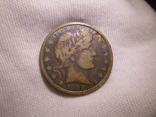 1908-O バーバー ハーフダラー トーン 46,200円