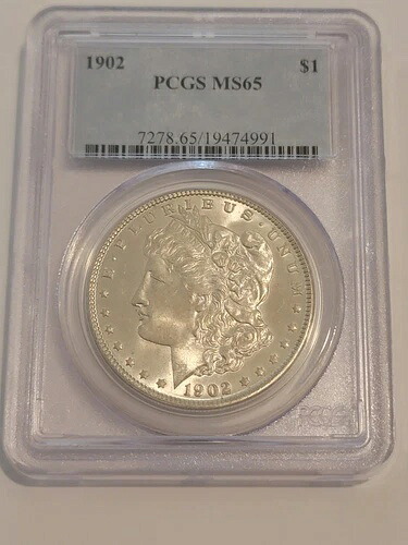?? 1902年 $1 PCGS MS65 モーガンドル - * スーパーブストライクとラスター * - XABE-