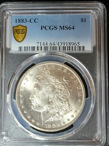 1883 CC $1 PCGS MS64 43918965