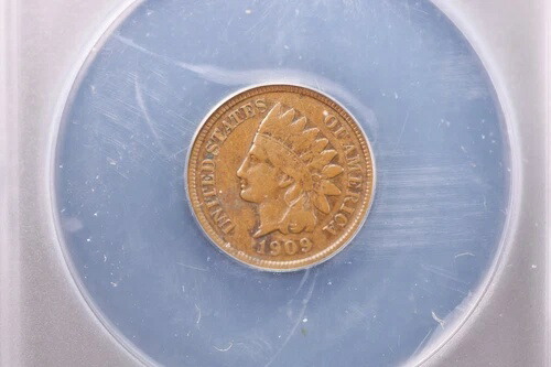 1909年-S インディアンヘッドセント ANACS ベリーファイン-20ストアセール 14326-