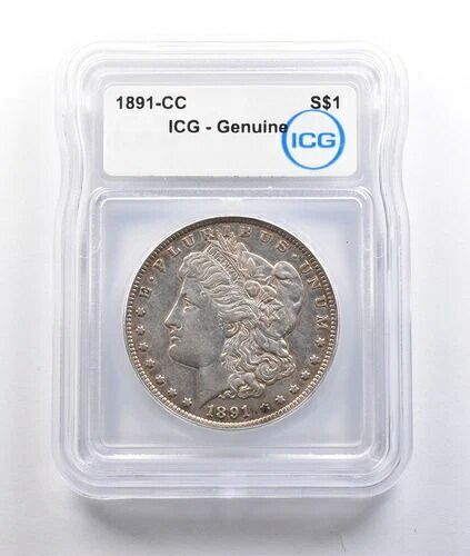 1891年-CC モーガンシルバードル 純正ICG *6960-