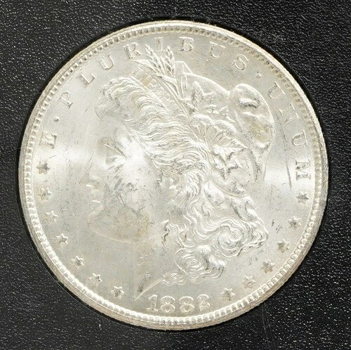1882年CCモルガン銀貨GSA NGC MS-63