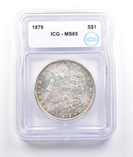 1879年 モルガン銀貨 MS65 ICG *6905