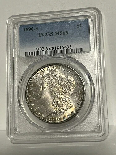 1890-S PCGS MS65 モルガン銀貨