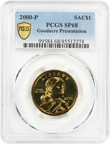 2000-P サカガウィア ドル グッドエーカー プレゼンテーション SP68 PCGS 217,250円