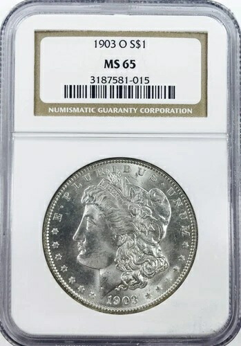 1903年製 モルガン・ダラー！NGC MS65！素晴らしい！ゴージャス！傑作！ワオ！NR #VIP68