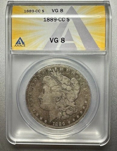 1889-CC モルガン・ダラー ANACS VG8 キーデート カーソンシティ 217,250円