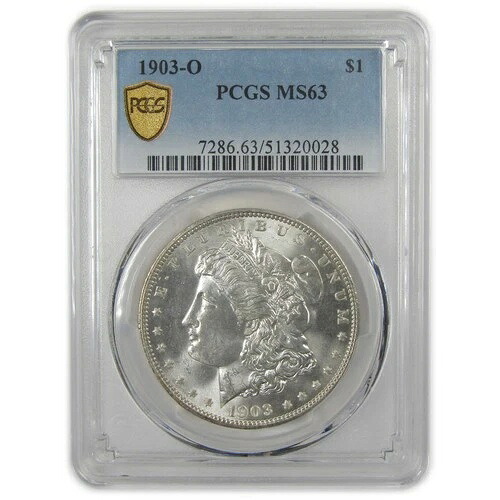 1903年 O モルガン・ダラー MS 63 PCGS シルバー 未流通 1ドルコイン SKU:I21520 217,250円