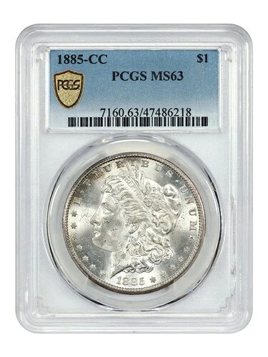 1885-CC $1 PCGS MS63 - モルガン・ダラー