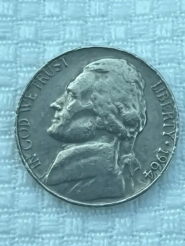1964年製ニッケル貨幣（ミントマークなしエラーコイン）｜WORLD RESOURCE【QUEEN店】