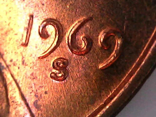 1969年Sリンカーンセント、DDOダブルダイエラーの可能性？ 写真はペニー硬貨｜WORLD RESOURCE【QUEEN店】