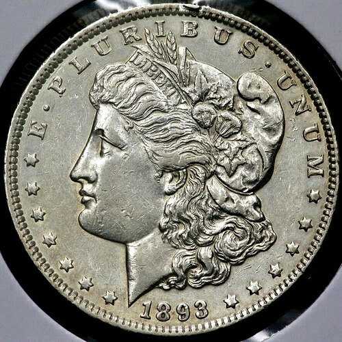1893-P 1ドルモルガン銀貨 - フィラデルフィア - 希少！RC620｜WORLD RESOURCE【QUEEN店】