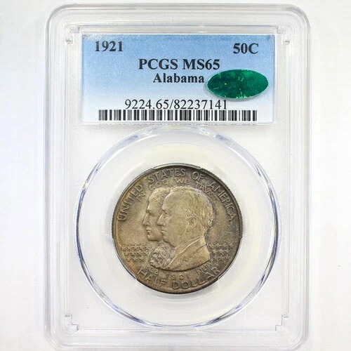 1921年 50セント アラバマ PCGS/CAC MS65 - クラシックシルバー記念品 - 希少品