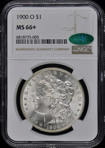 1900-O モルガン・ダラー S$1 NGC MS66+ (CAC)｜WORLD RESOURCE【QUEEN店】