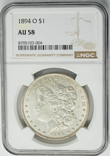 1894-O モルガン銀貨 $ AU58 NGC 950514-68｜WORLD RESOURCE【QUEEN店】