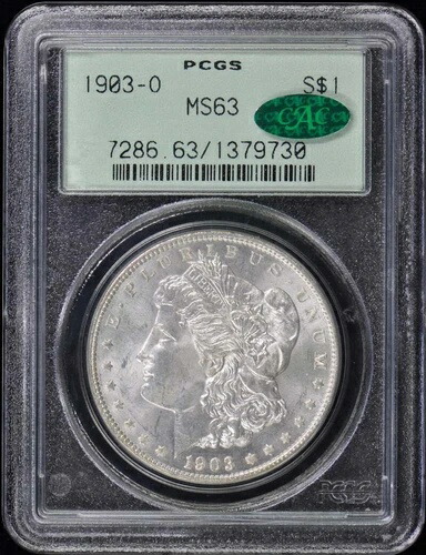1903-O 1ドル モルガン・ダラー PCGS MS63 (CAC)|WORLD RESOURCE【QUEEN店】