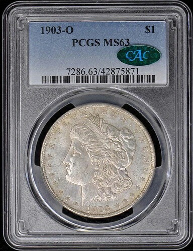 1903-O 1ドル モルガン・ダラー PCGS MS63 (CAC)|WORLD RESOURCE【QUEEN店】