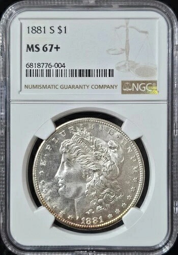 1881-S モルガン・ダラー MS-67+ NGC ビデオ|WORLD RESOURCE【QUEEN店】