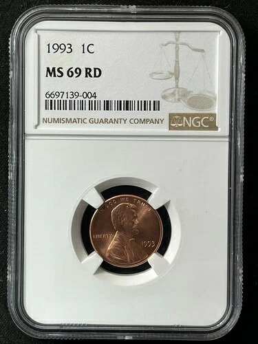 1993 1C RD リンカーン記念館 1セント NGC MS69RD 6697139-004