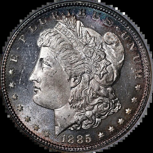 1885-P モルガン銀貨 オールドホルダー NGC MS65 DPL 素晴らしい外観|WORLD RESOURCE【QUEEN店】