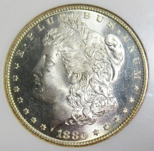 1880-S モーガン銀貨 NGC MS-67。素晴らしいコインです!|WORLD RESOURCE【QUEEN店】