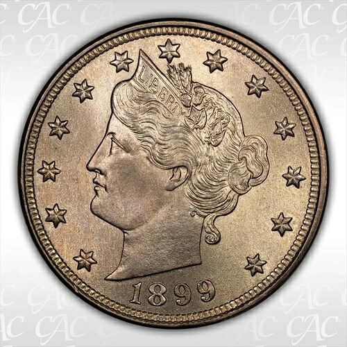 1899 5c CACG MS 66｜WORLD RESOURCE【QUEEN店】