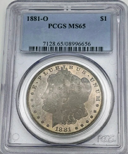 1881-O 1ドル銀モルガンドル PCGS MS65 グレーデッドミントステート 光沢のある表面|WORLD RESOURCE【QUEEN店】