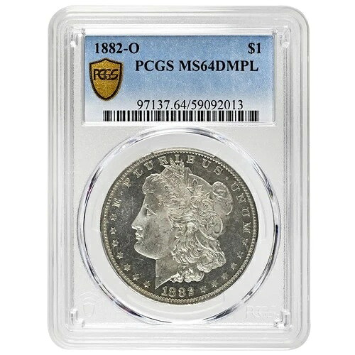 1882-O 1ドルモルガンドル、PCGS MS64DMPL 希少コイン