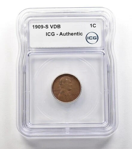 1909-S リンカーン・ウィート・セント 本物 ICG *5620