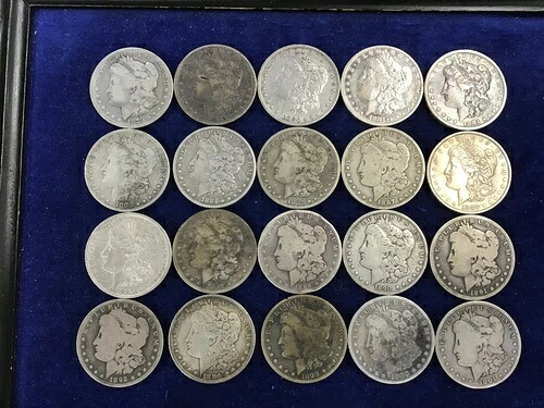1879-1901年 モルガン銀貨スターターセット 20種類のコイン B0902