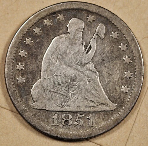 1851年頃のリバティ座像。美品。197883