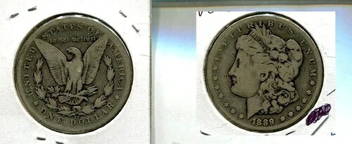 1889 CC モーガン シルバー ドル VG 4755T 226,600円