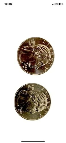 ERROR - 2023 P - ジョヴィタ・イダール クォーターエラーコイン「IN COD WE TRUST」レア D S
