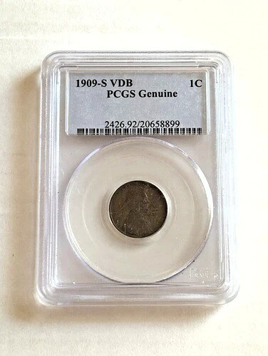 1909 S VDB リンカーン セント PCGS 正規品 - 希少 - リンカーン セットを完成させましょう!