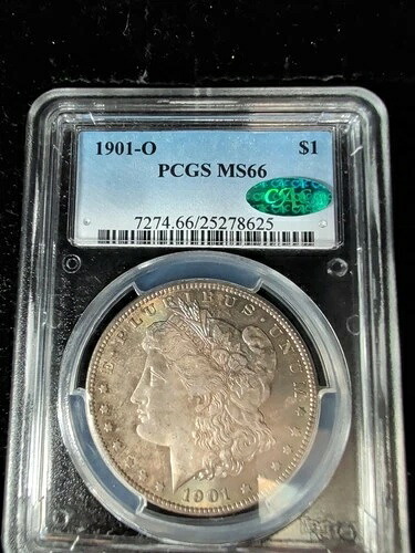 1901-O モルガン銀貨 $1 PCGS MS66 CAC - 25278625