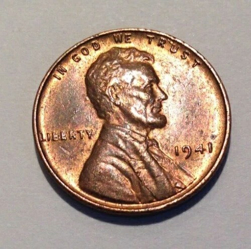 1941年リンカーン・ウィート・セント硬貨 ラミネートエラー 希少 AU/UNC 227,150円