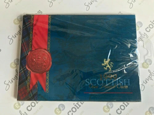Simply Coins ~ 1999年スコットランド ライオン 1ポンドコイン オリジナルロイヤルミントパック入り