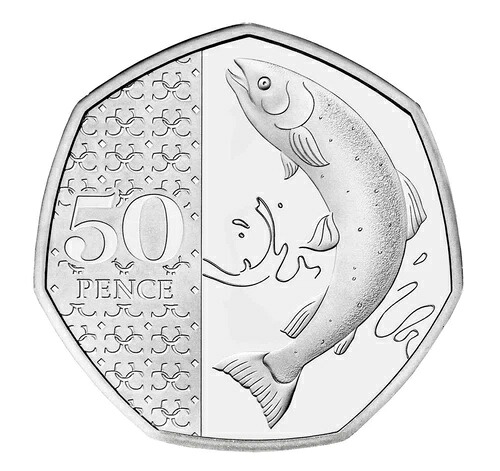 2023年 50ペンス硬貨 ブリリアント 未流通 特別国賓用硬貨