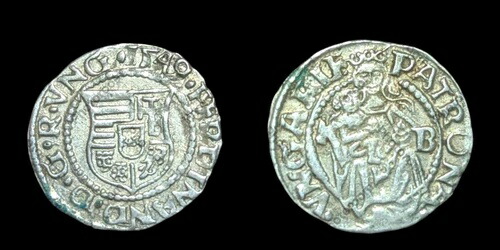 1540年 ハンガリー フェルディナンド王 聖母子像 アンティーク 旧銀貨 62,700円