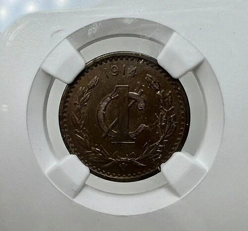 1914 メキシコ Mo 1 センタボ NGC MS64 BN - 95440