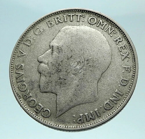 1922年 イギリス イギリス キング ジョージ 5世 ビッグシルバー フローリン コイン i79292-