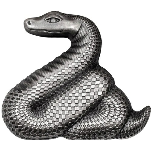 NIMBLE SILVER SNAKE ルナコレクション 1オンス 銀貨 1000トグログ モンゴル 2025