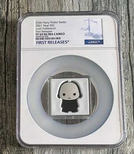 2021年 ちびコイン - ハリー・ポッターシリーズ：ヴォルデモート卿 - NGC PF69 初登場