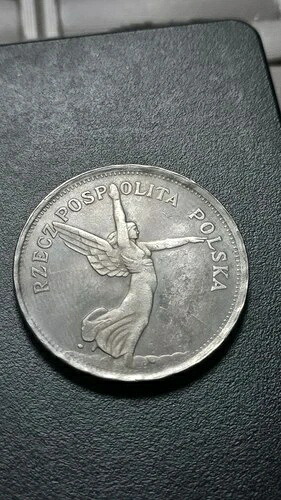 ポーランド共和国。1931年発行の希少な5ズウォティチ・ニカ銀貨。