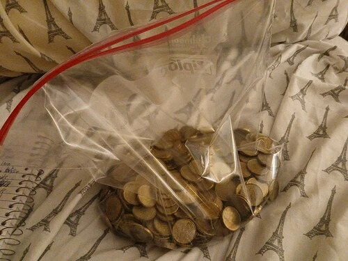 ユーロ硬貨のマネーロット