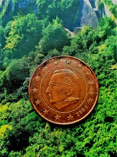 2004年発行のベルギー製ヴィンテージ5セント硬貨。稀少な鋳造ミスが見られます。送料無料。 58,685円